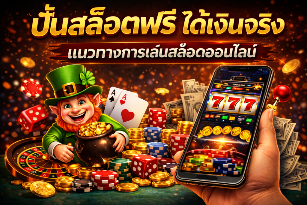 ปั่นสล็อตฟรี ได้เงินจริง แนวทางการเล่นสล็อตออนไลน์
