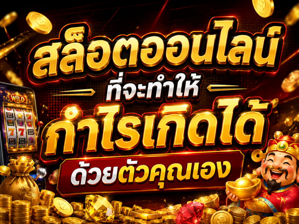 สล็อตออนไลน์ ที่จะทำให้กำไรเกิดได้ตัวคุณเอง